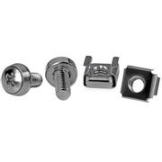 STARTECH 50 Pkg M6 Mounting Screws and Cage Nuts for Server Rack Cabinet