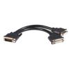 STARTECH 20 cm LFH 59 Male to Dual Female DVI I DMS 59 Cable	 (DMSDVIDVI1)
