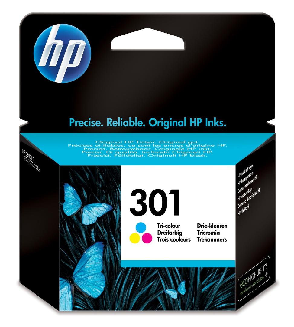 HP 301 - CH562EE - 1 x x Cyan,1 x Magenta - Ink cartridge - For Deskjet 1000, 1010, 1050 J410, 1050A J410, 1051A J410, 1055 J410, 1056 J410, 1510, 1512, 1513, 2000, 2050 J510, 2050A J510, 205 | Synigo