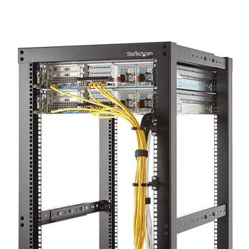 STARTECH 1U Vertical Server Rack Cable Management D-Ring Hook - 2.2x3.9in (CMHOOK1U)