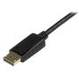 STARTECH StarTech.com DisplayPort to DVI Converter Cable - DP to DVI Adapter - 3ft - 1920x1200 (DP2DVI2MM3) - Display cable - DisplayPort (M) to DVI-D (M) - 91.4 cm - black - for P/N: DK30CH2DEP,  DK30CH2DEPUE (DP2DVI2MM3)