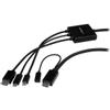 STARTECH "USB-C, HDMI or Mini DisplayPort to HDMI Converter Cable - 1,8 m"	 (CMDPHD2HD)
