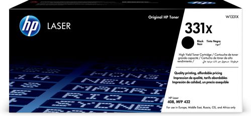 HP 331X - High Yield - black - original - toner cartridge (W1331X) - for Laser 408dn, MFP 432fdn (W1331X)