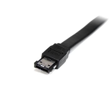STARTECH StarTech.com 90cm Afgeschermde Externe eSATA Kabel M/M - eSATA-kabel - Serial ATA 150 - eSATA (M) naar eSATA (M) - 91 cm - zwart - voor P/N: PEXUSB311A1E,  S351BMU33ET,  S351BMU33ETG,  SDOCKU313E,  SDOCKU (ESATA3)
