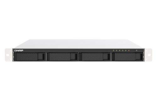 QNAP TS-453DU-RP NAS Rack (1U) Nätverksansluten (Ethernet) Svart, Grå J4125 (TS-453DU-RP-4G)