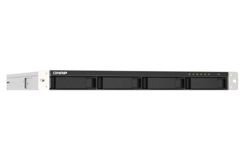QNAP TS-453DU-RP NAS Rack (1U) Nätverksansluten (Ethernet) Svart, Grå J4125 (TS-453DU-RP-4G)