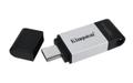 KINGSTON DataTraveler 80 - USB-Flash-Laufwerk - 128 GB - USB 3.2 Gen 1 / USB-C (DT80/128GB)