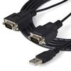 STARTECH 2 Port FTDI USB to Serial RS232 Adapter Cable with COM Retention	 (ICUSB2322F)