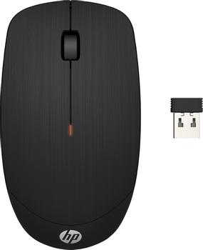 HP X200 Trådløs mus (sort) Bluetooth,  2.4Ghz / USB, 1600 DPI, 18 måneder batteritid,  tohending design, 60g (6VY95AA)