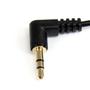 STARTECH 91cm Slim 3.5mm Right Angle Stereo Audio Cable - M/M (MU3MMS2RA)