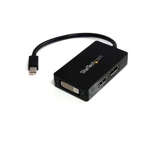 STARTECH Mini DisplayPort to DisplayPort DVI or HDMI Multifunction Adapter 	 (MDP2DPDVHD)