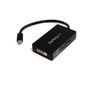 STARTECH Mini DisplayPort to DisplayPort DVI or HDMI Multifunction Adapter