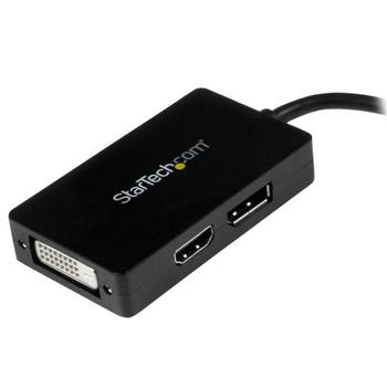 STARTECH Mini DisplayPort to DisplayPort DVI or HDMI Multifunction Adapter (MDP2DPDVHD)