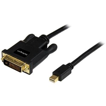 STARTECH 91cm Mini DisplayPort to DVI Adapter Converter Cable ? 1920x1200 - Black NB! pris gjelder ved kjøp 1 stk. på LAGERSALG	 (MDP2DVIMM3B)