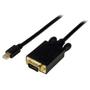 STARTECH "4,5m Mini DisplayPort to VGA Adapter Converter Cable ? 1920x1200 - Black" (MDP2VGAMM15B)