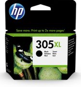 HP 305XL - 4 ml - High Yield - pigmented black - original - ink cartridge - for Deskjet 23XX, 27XX, 41XX, DeskJet Plus 41XX, ENVY 60XX, 64XX, ENVY Pro 64XX (3YM62AE#UUS)