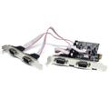 STARTECH 4 PORT PCI EXPRESS RS232 SERIAL ADAPTER CARD WITH 16550 UART CTLR