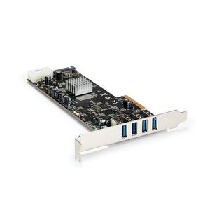 STARTECH 4Port PCIe USB 3.0 Controller Card w/ 4 Independent Channels 	 (PEXUSB3S44V)
