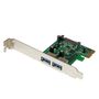 STARTECH 2 Port PCI Express SuperSpeed USB 3.0 Card Adapter with UASP - SATA Power	