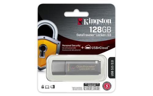 KINGSTON 128GB 3.0 DTLPG3 w/ Hardware  (DTLPG3/128GB)