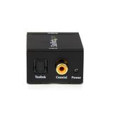 StarTech SPDIF Digital Coaxial or Toslink Optical to Stereo RCA Audio Converter - Digital Audio Adapter (SPDIF2AA) - koaksial/ optisk digitallydomformer (SPDIF2AA)