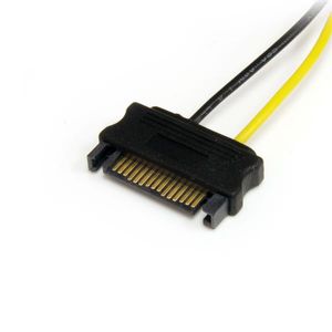 STARTECH 15cm SATA Power to 6 Pin PCI Express Video Card Power Cable Adapter	 (SATPCIEXADAP)