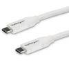 STARTECH 4M USB TYPE C CABLE WITH 5A PD-USB 2.0 - USB-IF CERTIFIED CABL (USB2C5C4MW)