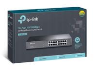 TP-Link TL-SF1016DS - Switch - 16 x 10/100 - stasjonær,  rackmonterbar (TL-SF1016DS)