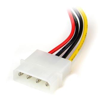 STARTECH 6IN MOLEX LP4 TO LEFT ANGLE SAT POWER ADAPTER CABLE CABL (SATAPOWADPL)