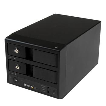 STARTECH "eSATA/ USB 3.0 to 2x 3.5"" SATA Hard Drive Enclosure w/ UASP " (S352BU33RER)