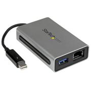 STARTECH StarTech.com Thunderbolt naar gigabit Ethernet plus USB 3.0 - Thunderbolt-adapter - Netwerkadapter - Thunderbolt - Gigabit Ethernet + USB 3.0 - zilver