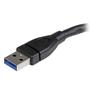STARTECH "USB 3.0 A-to-A Extension Cable - M/F - 15cm, Black" (USB3EXT6INBK)