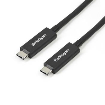 STARTECH 1m Thunderbolt 3 USB C Cable (40Gbps) - Thunderbolt and USB Compatible (TBLT3MM1MA)