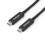STARTECH 1m Thunderbolt 3 USB C Cable (40Gbps) - Thunderbolt and USB Compatible