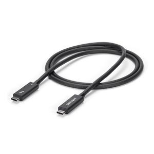 STARTECH Thunderbolt 3 (40Gbps) USB C Cable - Black - 1m (TBLT3MM1MA)
