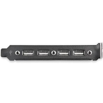 STARTECH 4 Port USB A Female Slot Plate Adapter (USBPLATE4)