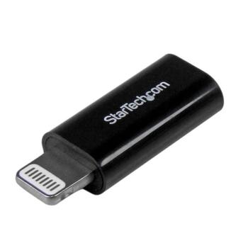 STARTECH LIGHTNING TO MICRO USB ADAPTER FOR IPHONE IPOD IPAD - BLACK CABL (USBUBLTADPB)