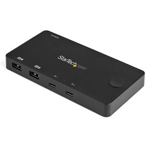 STARTECH 2 PORT USB C KVM SWITCH - HDMI 4K 60HZ W/ USB TYPE C CABLES     IN CPNT (SV211HDUC)