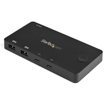 STARTECH 2 PORT USB C KVM SWITCH - HDMI 4K 60HZ W/ USB TYPE C CABLES CPNT (SV211HDUC)