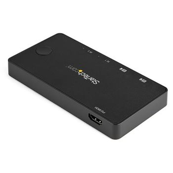 STARTECH 2 PORT USB C KVM SWITCH - HDMI 4K 60HZ W/ USB TYPE C CABLES     IN CPNT (SV211HDUC)