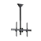 StarTech Ceiling TV Mount - 1.8' to 3' Short Pole - Full Motion - Supports Displays 32" to 75" - For VESA Mount Compatible TVs (FPCEILPTBSP) brakett - for flatpanel - svart (FPCEILPTBSP)