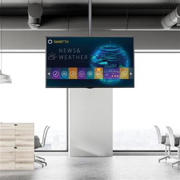 StarTech Ceiling TV Mount - 8.2' to 9.8' Long Pole - Full Motion - Supports Displays 32" to 75" - For VESA Mount Compatible TVs (FPCEILPTBLP) brakett - for flatpanel - svart (FPCEILPTBLP)