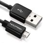 DELEYCON USB 2.0 kabel, 1,5m, Sort, USB-A: Han - USB-Micro B: Han