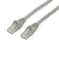 STARTECH 2M CAT6 GRAY SNAGLESS GIGABIT ETHERNET RJ45 CABLE MALE TO MALE CABL