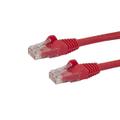 STARTECH 2M CAT6 RED SNAGLESS GIGABIT ETHERNET RJ45 CABLE MALE TO MALE CABL