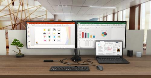 I-TEC USB-C HDMI DP DOCK PD100W 2X LCD DOCK + CHARGER-C112W ACCS (C31HDMIDPDOCKPD100)