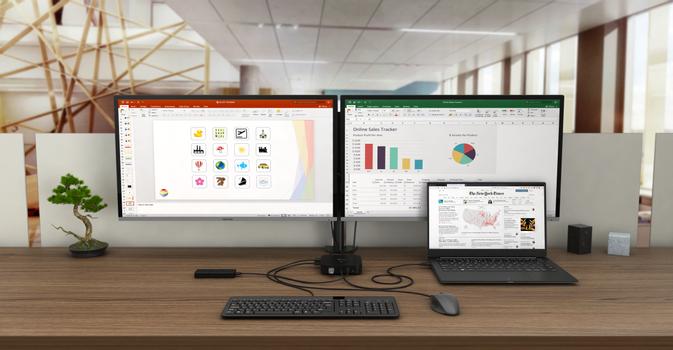 I-TEC USB-C HDMI DP DOCK PD100W 2X LCD DOCK + CHARGER-C112W ACCS (C31HDMIDPDOCKPD100)