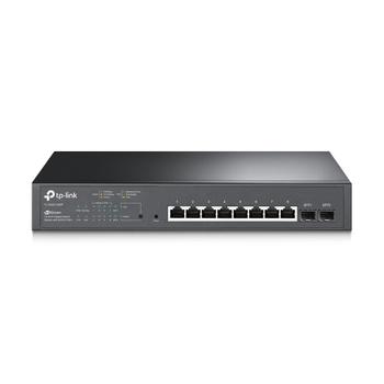 TP-LINK JetStream   10-Port Gigabit Smart Switch with 8-Port PoE+  PORT: 8   Gigabit PoE+ Ports,  2   Gigabit SFP Slots SPEC: 802.3at/ af,   150 W PoE Power,  1U 13-inch Rack-mountable Steel Case FEATURE: Integ (TL-SG2210MP)