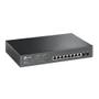 TP-LINK JetStream   10-Port Gigabit Smart Switch with 8-Port PoE+  PORT: 8   Gigabit PoE+ Ports,  2   Gigabit SFP Slots SPEC: 802.3at/ af,   150 W PoE Power,  1U 13-inch Rack-mountable Steel Case FEATURE: Integ (TL-SG2210MP)