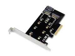 CONCEPTRONIC PCI Express Card 2-in-1 M.2 SSD PCIe Adapter